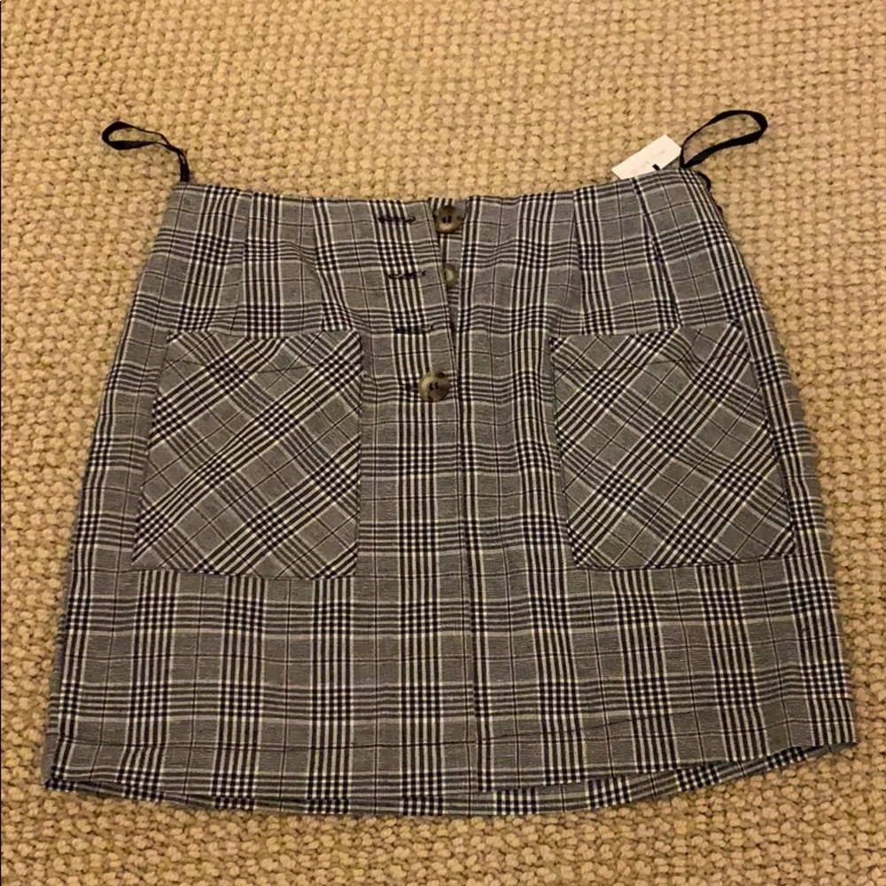 Cotton Candy LA Plaid Skirt - Size S
